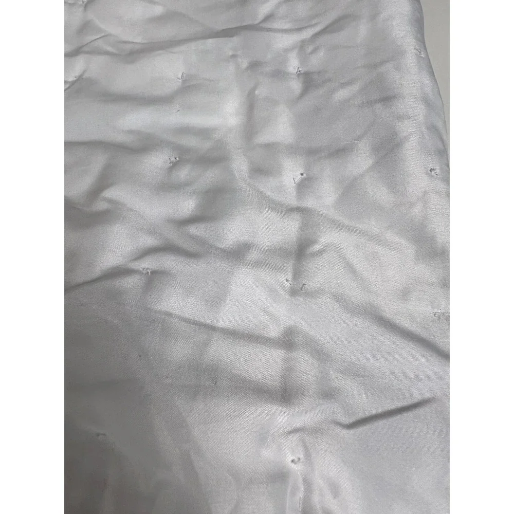 Precious Moments Gods Child Embroidered Quilt Blanket Purple White Checkered
